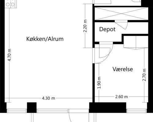 2 værelses lejlighed i Ballerup
