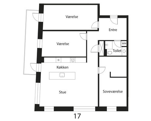 4 værelses lejlighed i Søborg