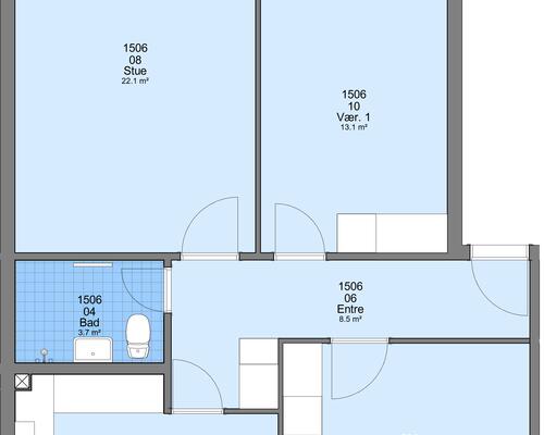 3 værelses lejlighed i Frederikshavn