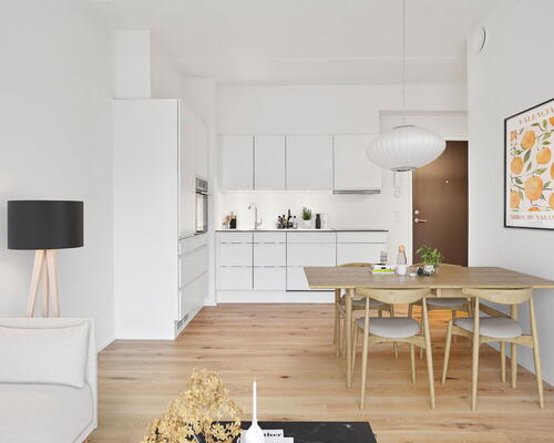 Møntmesterhus – Flot 2-værelses lejlighed med altan samt flere fælles tagterrasser