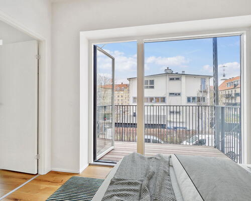 Møntmesterhus – Flot 2-værelses lejlighed med altan samt flere fælles tagterrasser