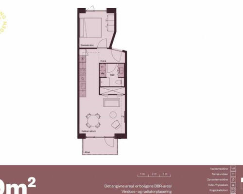 2 værelses lejlighed i København S