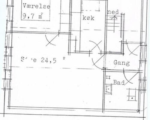 2 værelses lejlighed i Haderslev