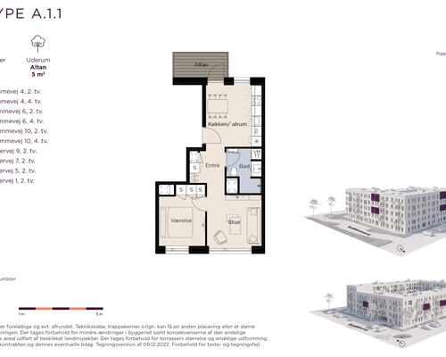 Skøn 2-værelses lejlighed i Ballerup