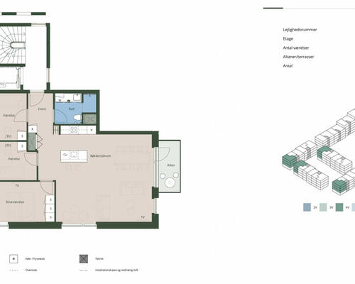 4 værelses lejlighed i Hedehusene