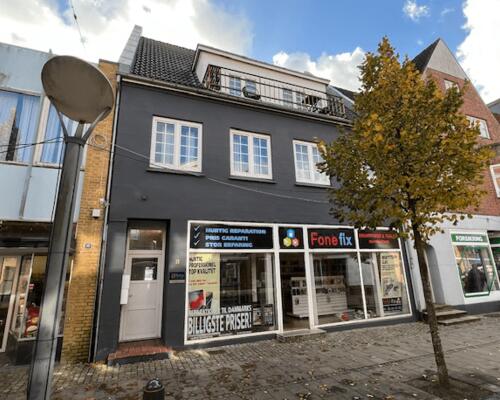 Butik til leje i Grindsted Centrum. 82m2 + 82m2 kl