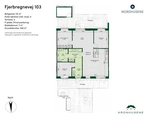 4 værelses lejlighed i Odense NV