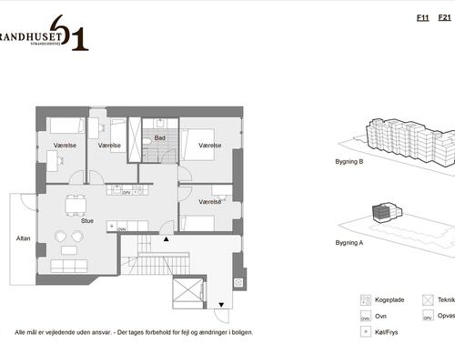 5 værelses lejlighed i København S