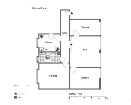 4 værelses lejlighed i Odense C