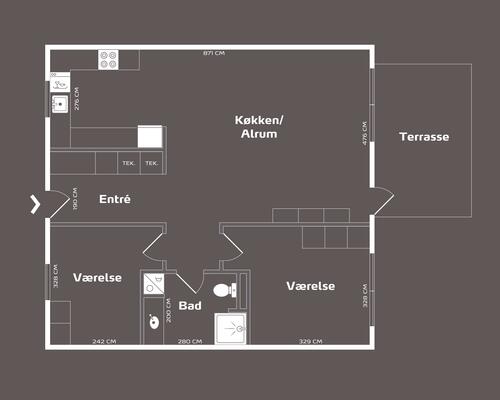 3 værelses hus i Frederiksværk