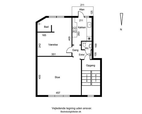 2 værelses lejlighed i Esbjerg