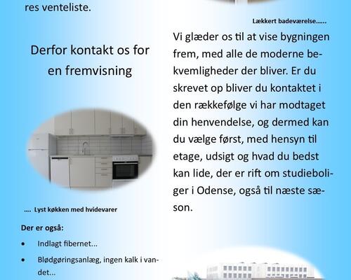 Spændende lejligheder tæt ved Odense Havn..