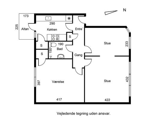 3 værelses lejlighed i Esbjerg