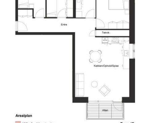 4 værelses lejlighed i Odense C