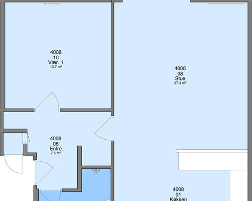 2 værelses lejlighed i Frederikshavn