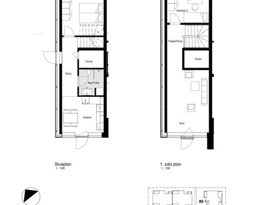 3 værelses lejlighed i Århus C