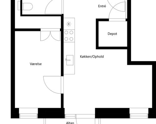 2 værelses lejlighed i Risskov