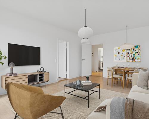 Bo i gågaden med den smukkeste udsigt