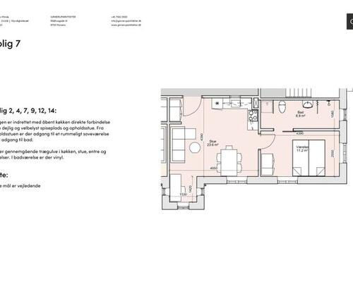 2 værelses lejlighed i Horsens