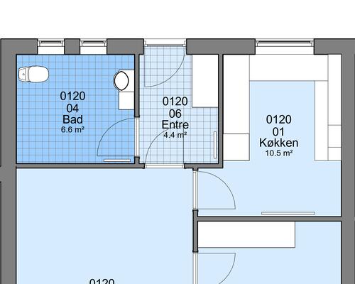 2 værelses hus i Hanstholm