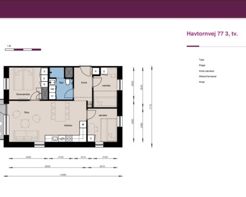 4 værelses lejlighed i Hedehusene