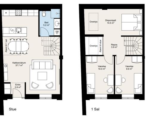 4 værelses lejlighed i Horsens