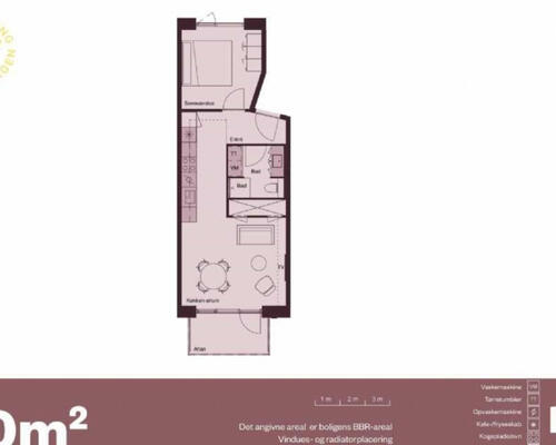 2 værelses lejlighed i København S