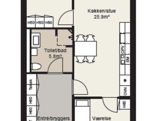 3 værelses hus i Silkeborg