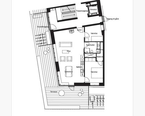 3 værelses lejlighed i Valby