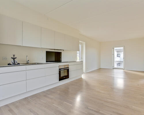 Utrolig flot stor 2 værelses lejlighed på 76 m² beliggende i flot nyere ejendom.