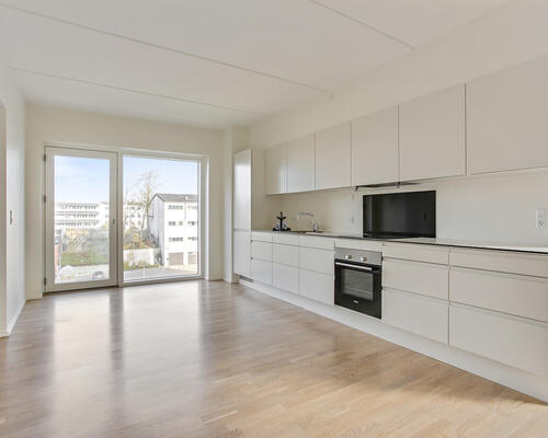 Utrolig flot stor 2 værelses lejlighed på 76 m² beliggende i flot nyere ejendom.