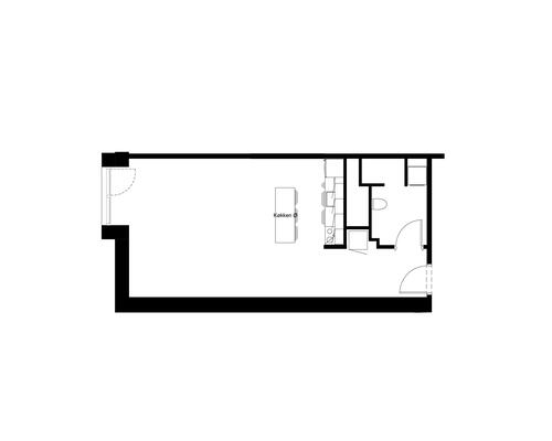 1 værelses lejlighed i Århus C