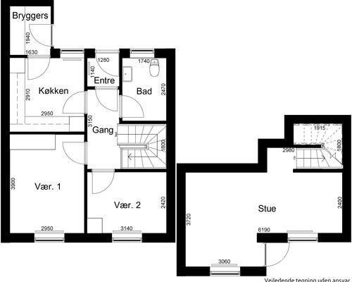 3 værelses hus i Skive