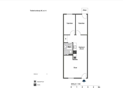 3 værelses lejlighed i Odense C