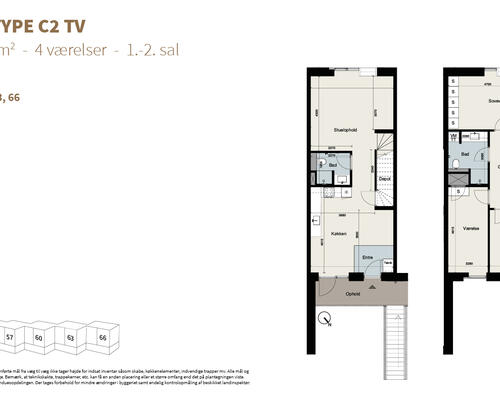 4 værelses lejlighed i Kongens Lyngby
