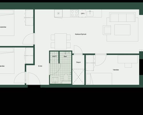 4 værelses lejlighed i Odense V