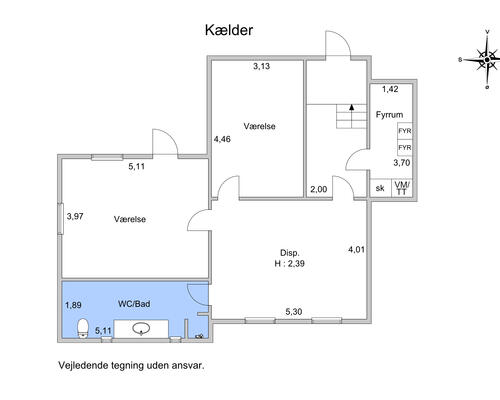 6 værelses hus i Gentofte