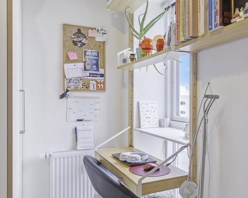 2-værelses studiebolig i Idrætsbyen