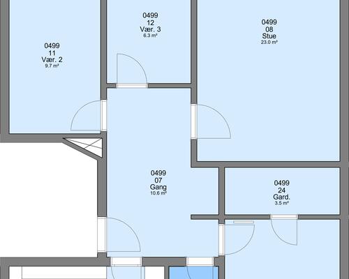 4 værelses lejlighed i Frederikshavn