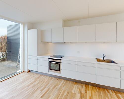 4-værelses rækkehus i forstad til Århus