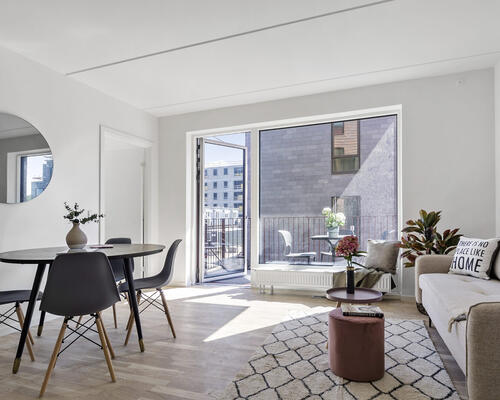 Lys 2-værelses lejlighed i Havebyen