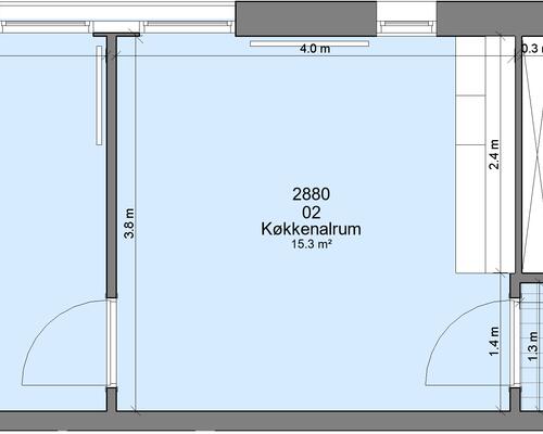2 værelses lejlighed i Randers