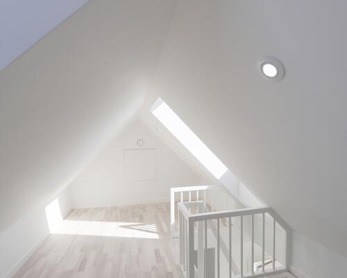 Lækker ny taglejlighed med god udsigt og altan - husdyr tilladt