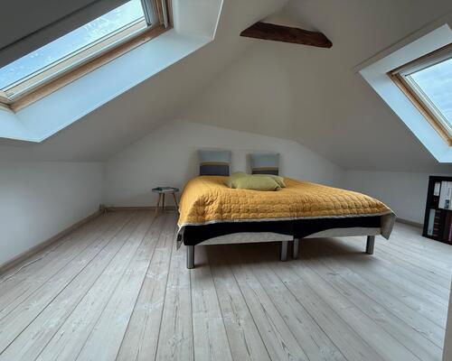 137 m² i to plan med super flot udsigt over by og vand.