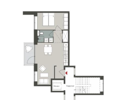 Skøn og lækker 2-værelses lejlighed med altan