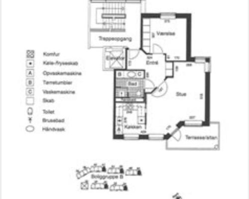 2 værelses lejlighed i Hillerød