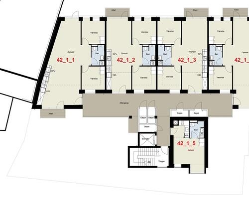 3 værelses lejlighed i Odense C