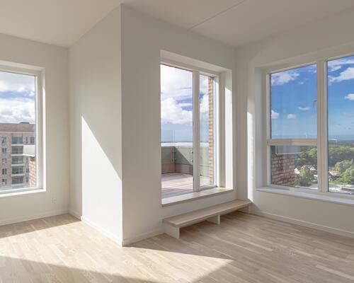 Unik penthouselejlighed med udsigt over Hillerød