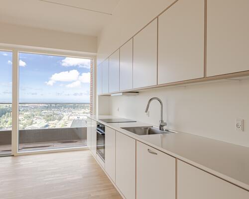 Unik penthouselejlighed med udsigt over Hillerød