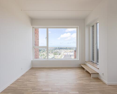 Unik penthouselejlighed med udsigt over Hillerød